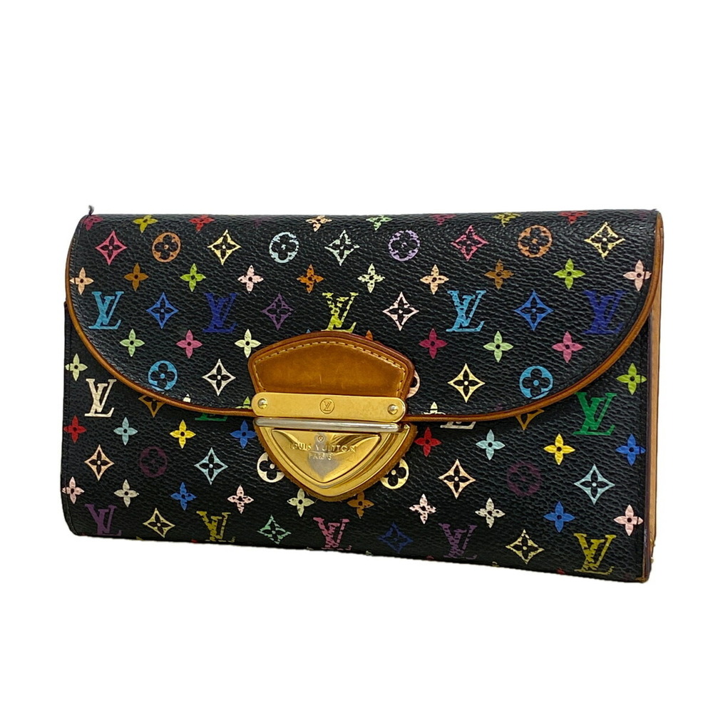 Louis Vuitton Tri-fold Long Wallet Monogram Multicolor Portefeuille Junie M60...